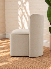 Lizbeth Fabric Accent Chair in Sand