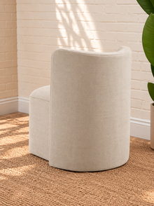 Lizbeth Fabric Accent Chair in Sand