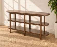 Malie Open Shelves in Dark Walnut