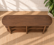 Malie Open Shelves in Dark Walnut