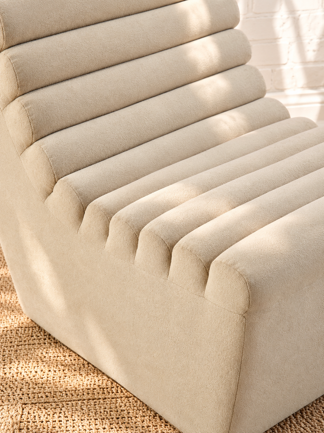 Marlowe Lounge Chair in Cream Beige