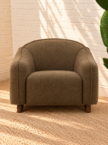 Mateo Accent Chair in Olive Taupe