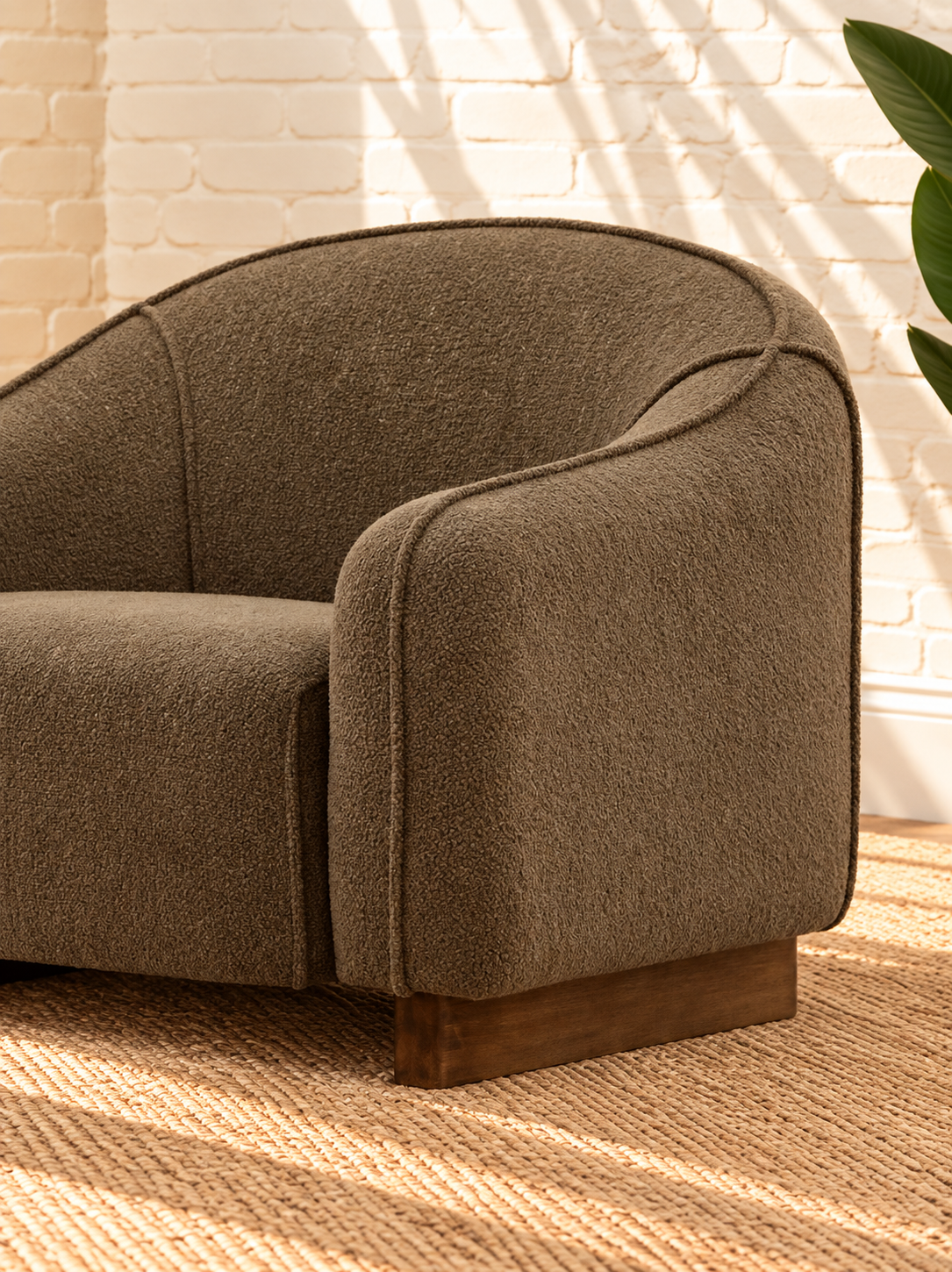 Mateo Accent Chair in Olive Taupe
