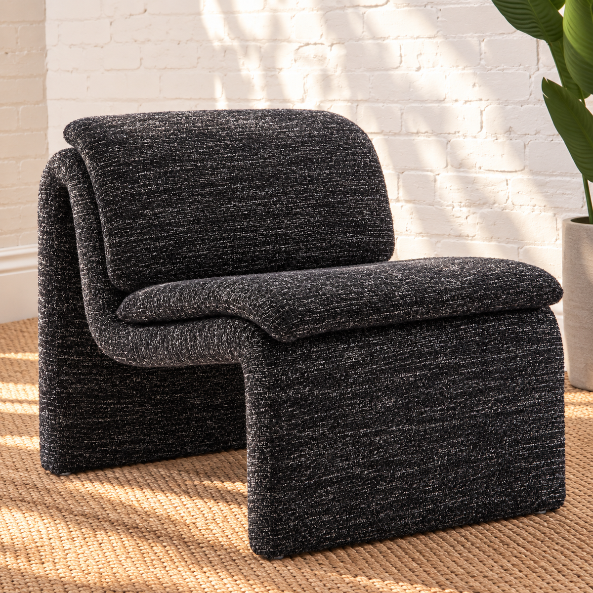 Monroe Lounge Chair in Graphite