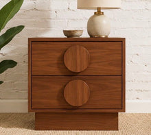 Moonlight Double Drawer Nightstand