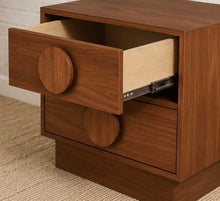 Moonlight Double Drawer Nightstand