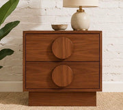Pair of Moonlight Double Drawer Nightstands