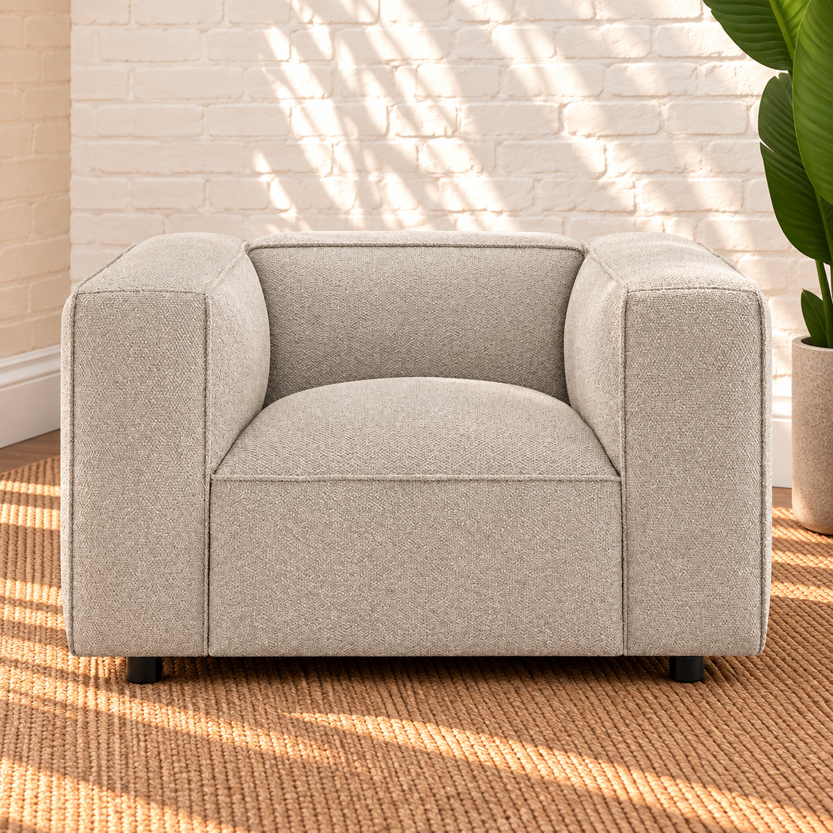 Paloma Lounge Chair in Gray