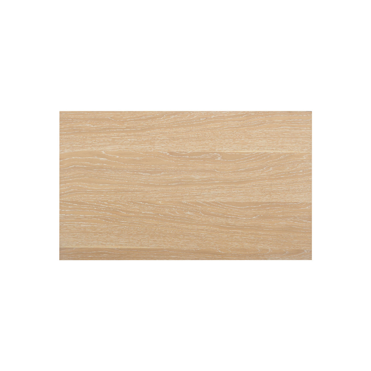 Bristol Park 30" Whitewashed Oak Wood 2-Drawer Nightstand