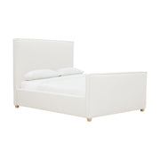 Bristol Park Ivory Contract-Grade Fabric Upholstered Bed
