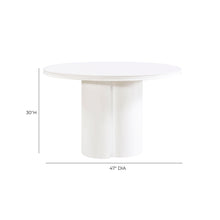 Elora 47" Lacquer Round Dining Table