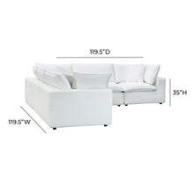 Cali 5-Piece Performance Fabric Modular L-Sectional