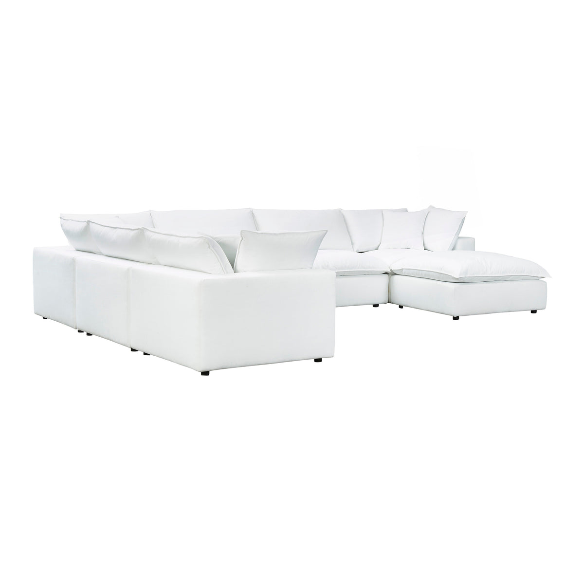 Cali 7-Piece Performance Fabric Modular Large Chaise Sectional