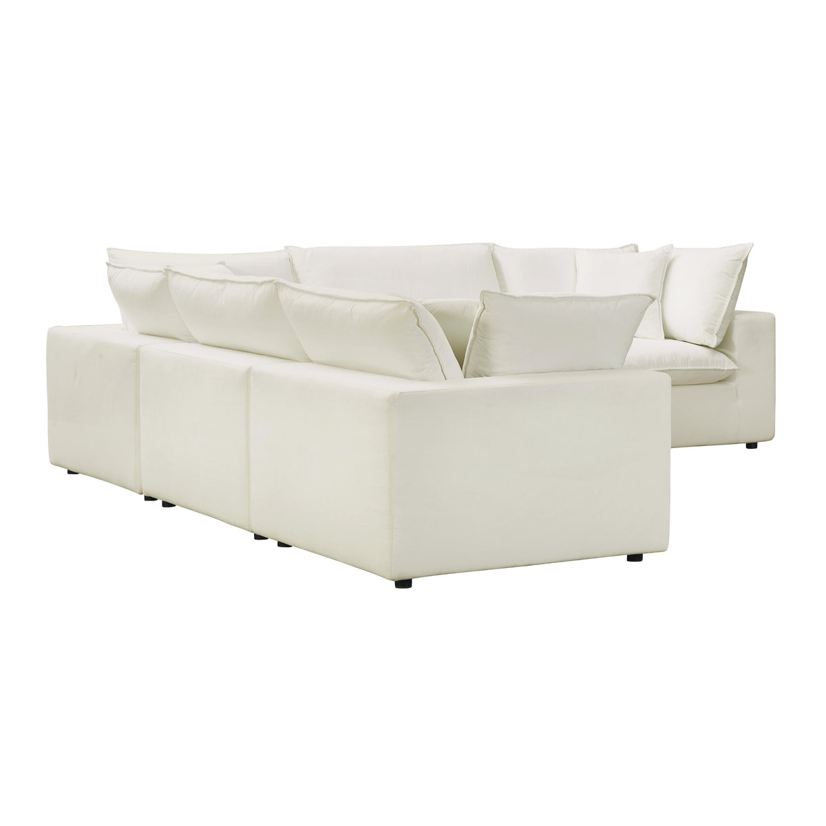Cali 5-Piece Performance Fabric Modular L-Sectional