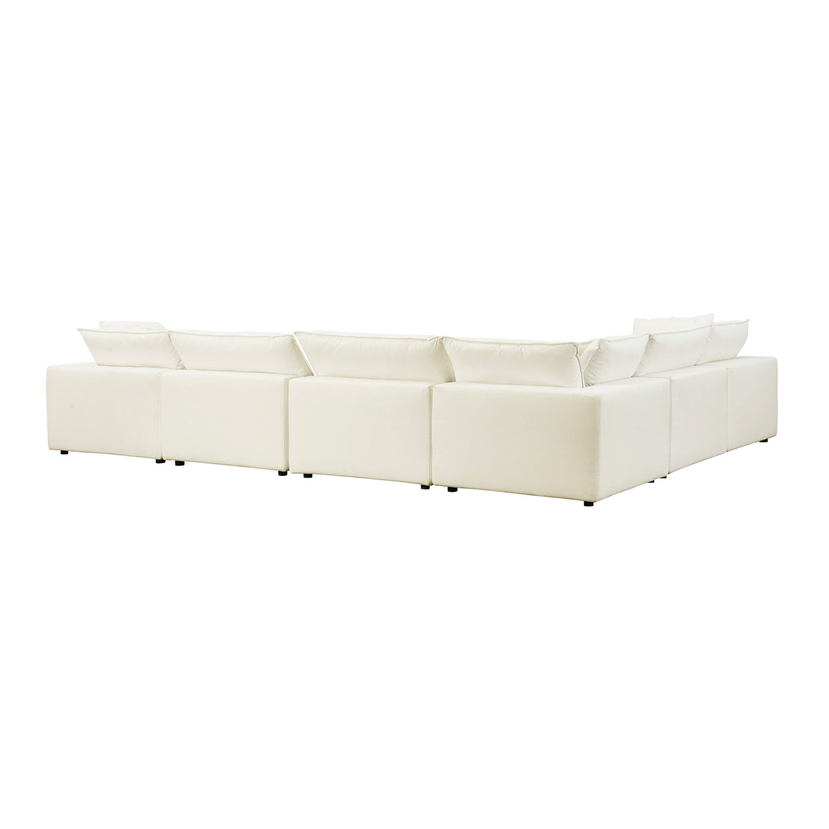 Cali 7-Piece Performance Fabric Modular Large Chaise Sectional