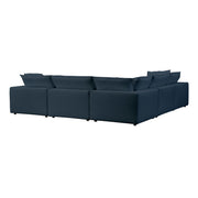 Cali 5-Piece Performance Fabric Modular L-Sectional