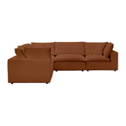 Cali 5-Piece Performance Fabric Modular L-Sectional