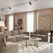 Willow Performance Velvet Modular LAF End Armchair