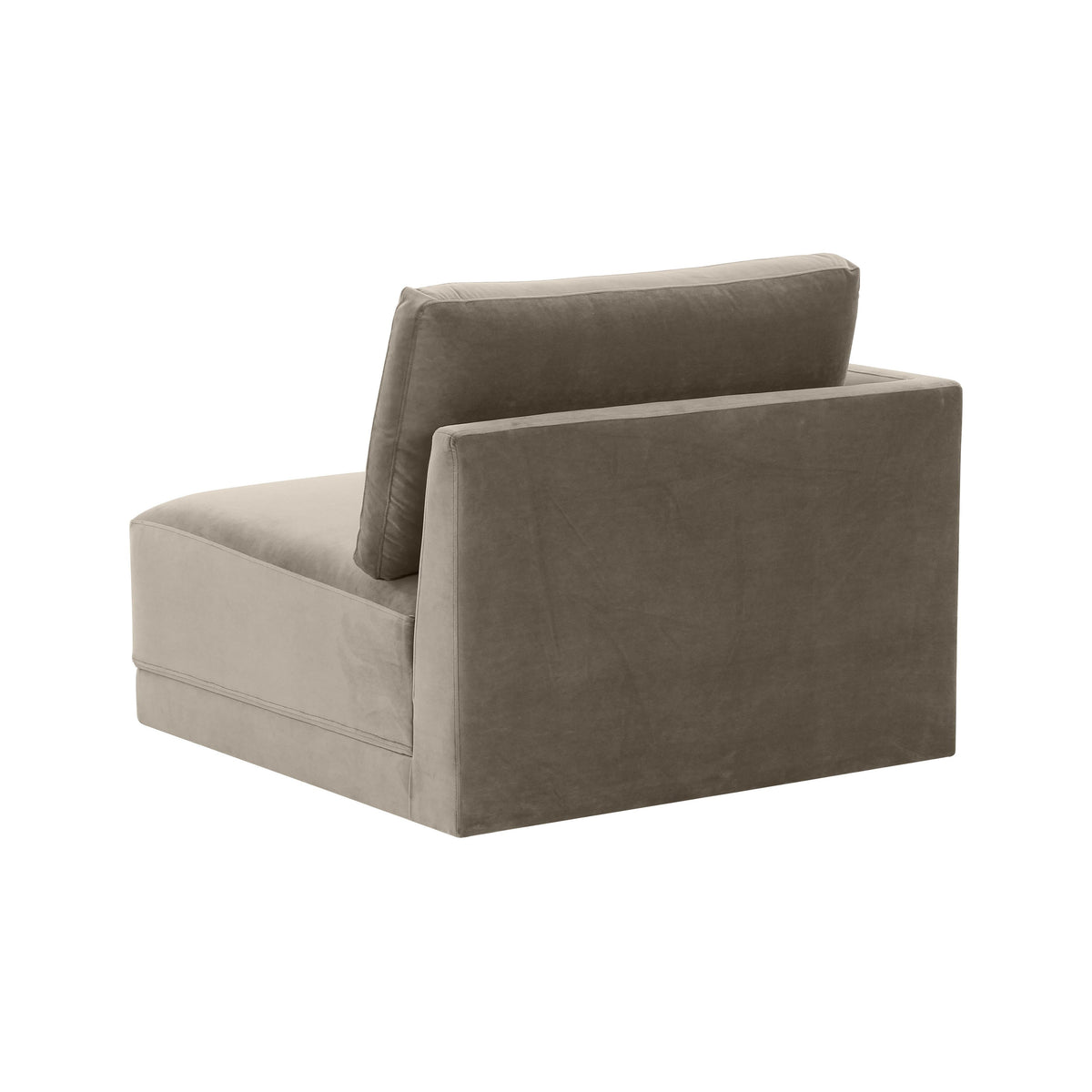 Willow Performance Velvet Modular LAF End Armchair