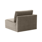 Willow Performance Velvet Modular LAF End Armchair