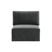 Willow Performance Velvet Modular Armless Chair