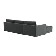 Willow 4-Piece Performance Velvet Modular Sectional