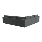 Willow 5-Piece Performance Velvet Modular L Sectional