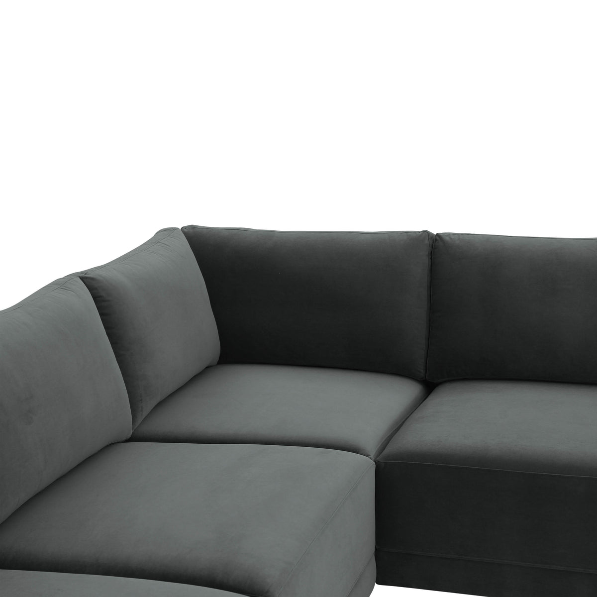 Willow 5-Piece Performance Velvet Modular L Sectional
