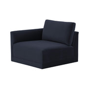 Willow Performance Velvet Modular LAF End Armchair