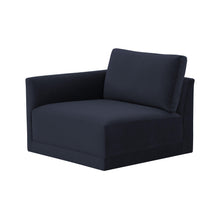 Willow Performance Velvet Modular LAF End Armchair