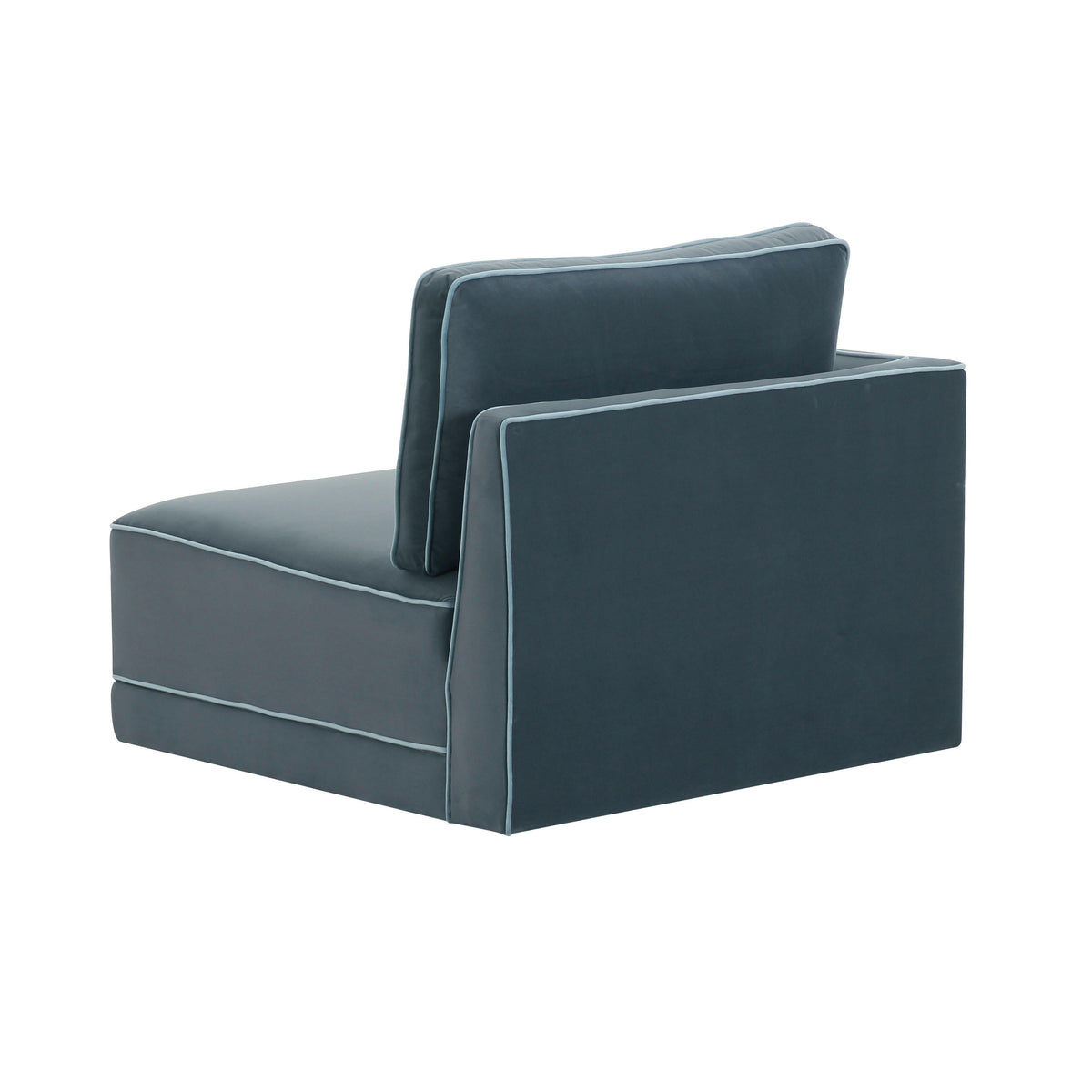 Willow Performance Velvet Modular LAF End Armchair