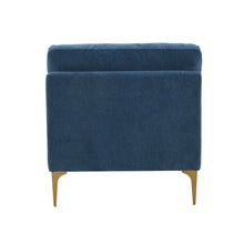 Serena Performance Velvet Modular Armless Chair