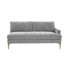 Serena 68" Performance Velvet Modular Loveseat