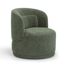 Massa Textured Performance Fabric Swivel Accent Chair