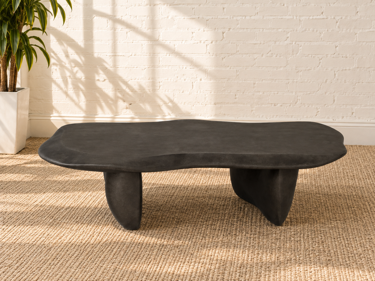 Reece Coffee Table in Black Brown