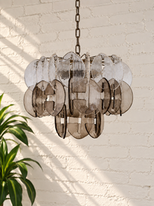 Rocio Sculptural Glass Chandelier