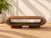 Rolly Acacia Coffee Table in Natural Brown