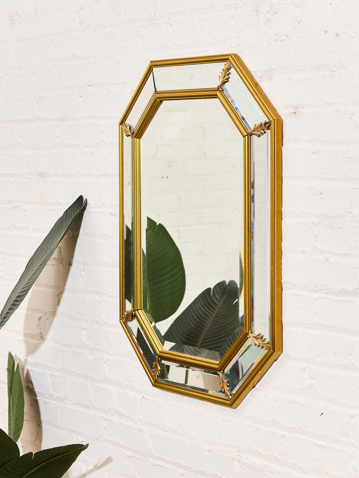 Italian Vintage Geometric Mirror