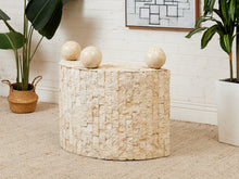 Half Moon Entry Table Tessellated Marble Entry