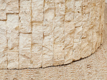 Half Moon Entry Table Tessellated Marble Entry