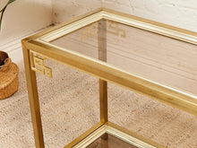 Mastercraft Brass 1970’s Hollywood Regency Entry table