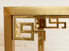 Mastercraft Brass 1970’s Hollywood Regency Entry table