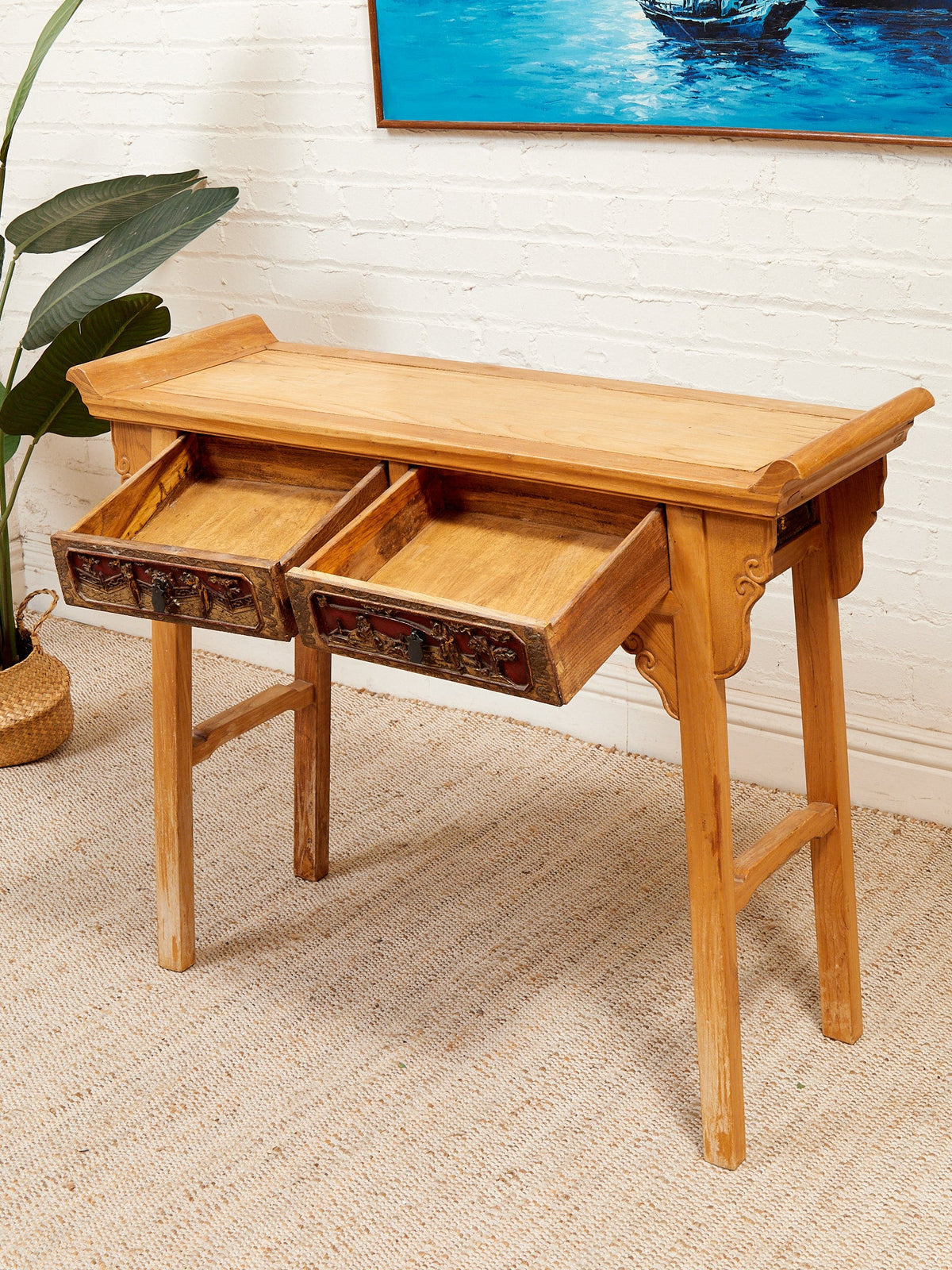 Vintage Chinese Desk Entry Table
