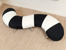Black and White Centipede Post Modern Bench