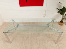 Seccose Mario Hasuike Italian Glass Dining Table with 6 chairs