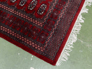 Vintage as Found Red Rug