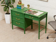 Emerald Faux Bamboo Desk