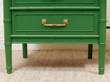 Emerald Faux Bamboo Desk