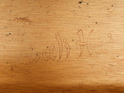 Emerald Faux Bamboo Desk