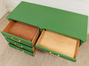 Emerald Faux Bamboo Desk